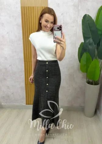 Milla Chic - Conjunto Madalena em Melange - Pret