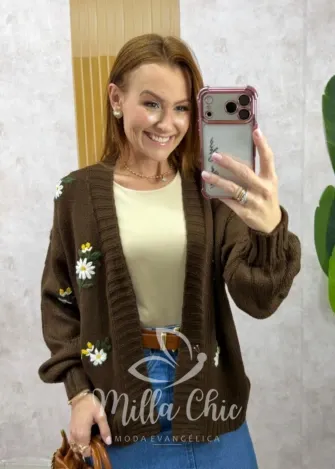 Milla Chic - Jaqueta Toscana em Suedi - Mostarda (cópia)