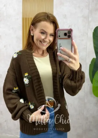 Milla Chic - Jaqueta Toscana em Suedi - Mostarda (cópia)