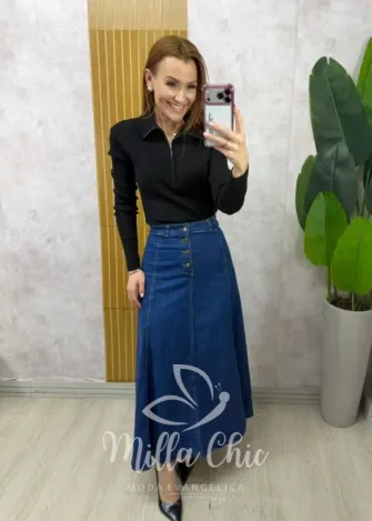 Milla Chic - Saia Gabriela Jeans