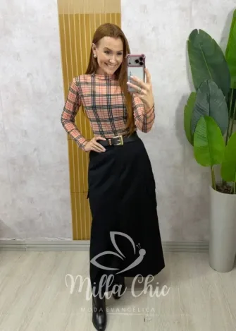 Milla Chic – Saia Gabriela Jeans (cópia) Milla Chic - Saia Gabriela Jeans (cópia)