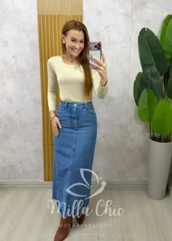 Milla Chic - Saia Jeans Alzira