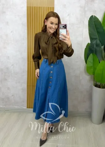 Milla Chic - Saia Jeans Donatela