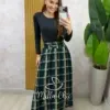 Milla Chic – Saia Lauren Xadrez – V Milla Chic - Saia Lauren Xadrez - V