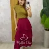 Milla Chic - Saia Nanci em camadas - Preta (cópia)