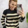 Milla Chic - Suéter Patrícia - Preto