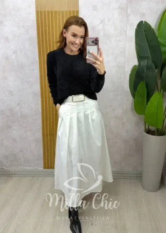 Milla Chic - Suéter Patrícia - Preto