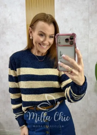 Milla Chic - Suéter Patrícia - Preto (cópia)