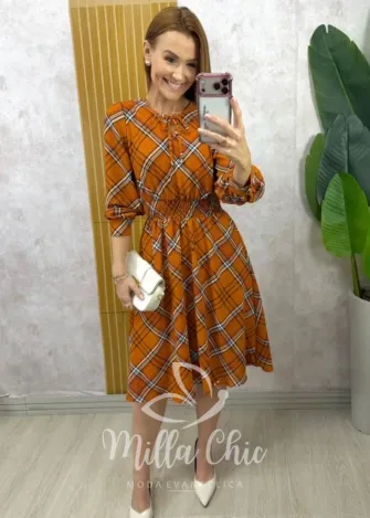 Milla Chic - Vestido Inês xadrez