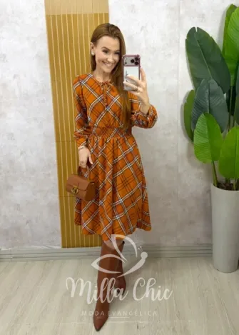 Milla Chic - Vestido Inês xadrez