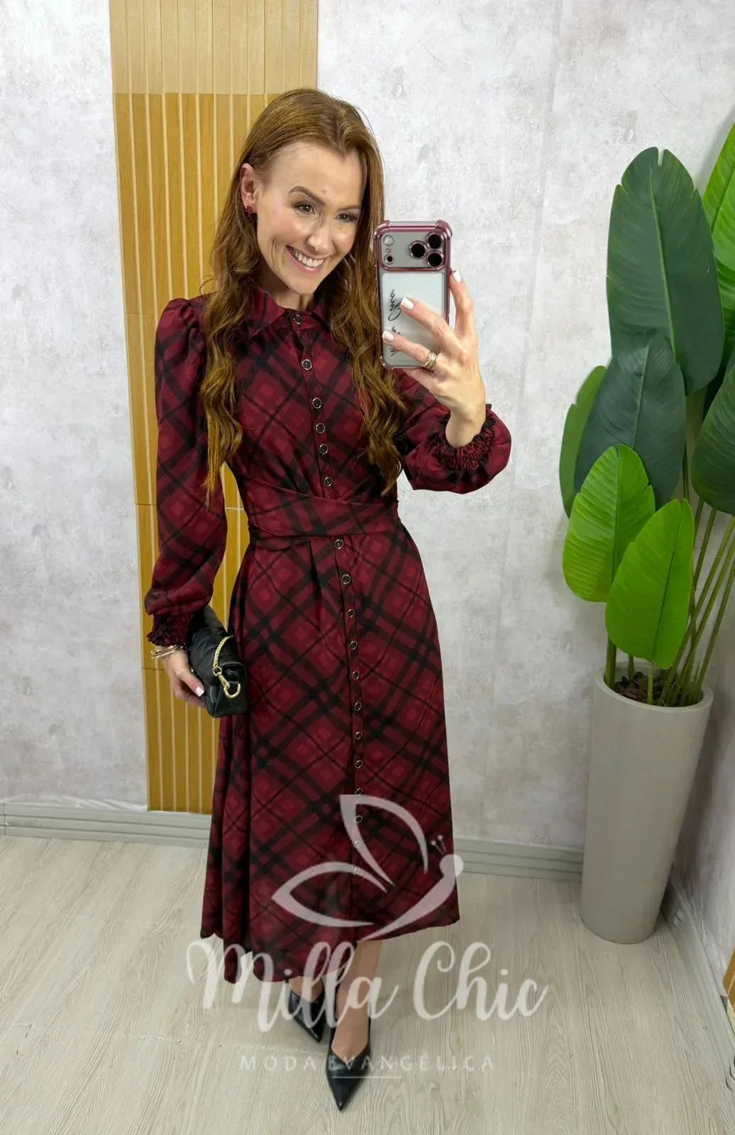 Milla Chic – Vestido Inês xadrez – Vermelho (cópia) Milla Chic - Vestido Inês xadrez - Vermelho (cópia)