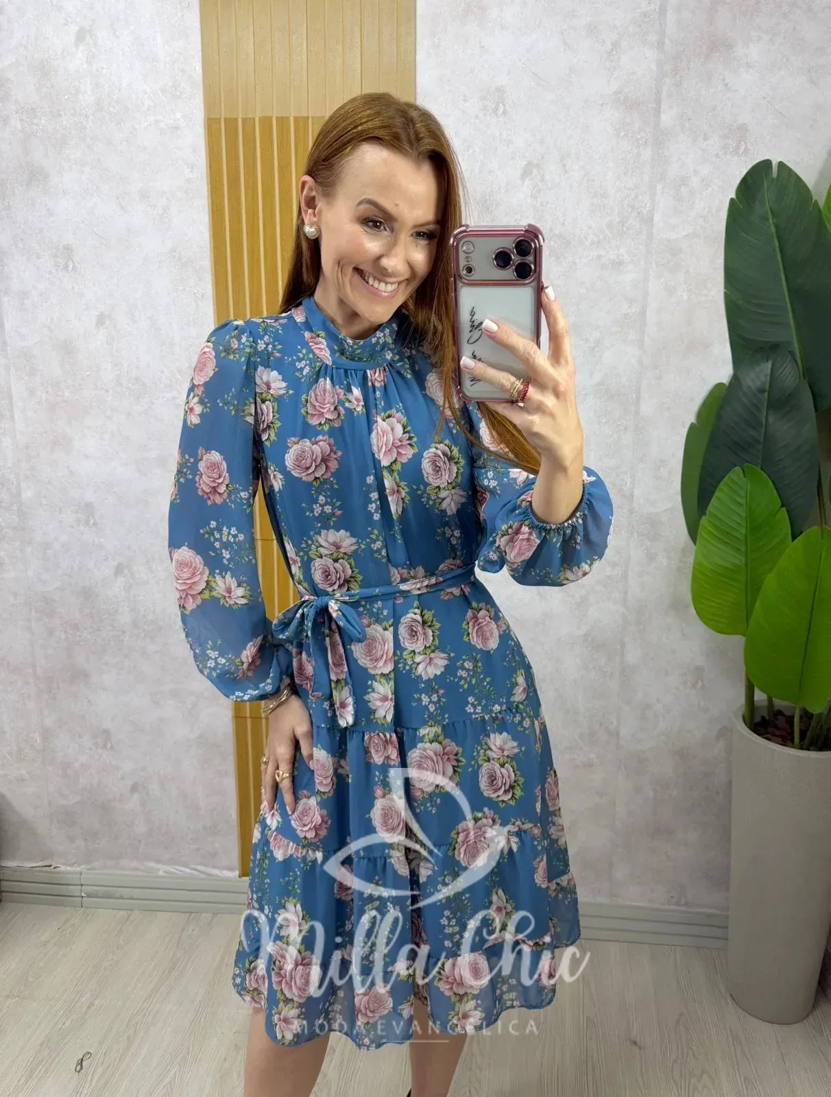 Milla Chic – Vestido Melissa – Azul Milla Chic - Vestido Melissa - Azul