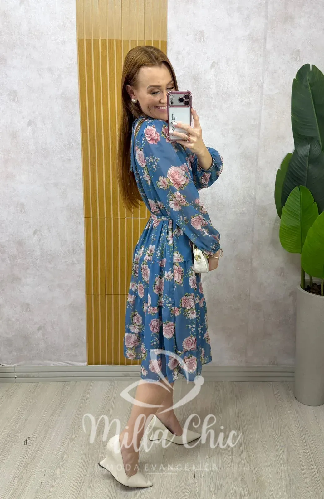 Milla Chic – Vestido Melissa – Azul Milla Chic - Vestido Melissa - Azul