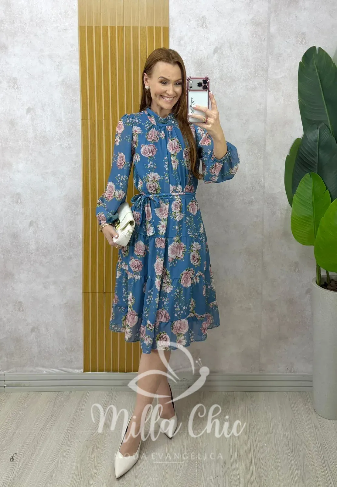 Milla Chic – Vestido Melissa – Azul Milla Chic - Vestido Melissa - Azul