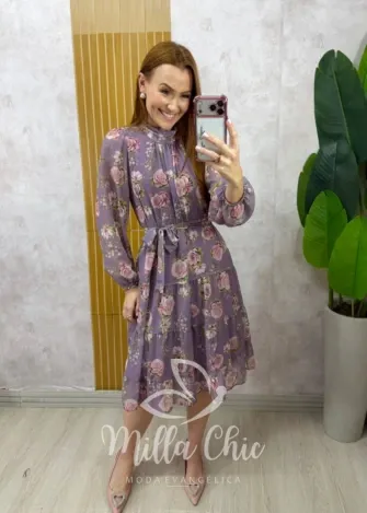 Milla Chic - Vestido Melissa - Lilás