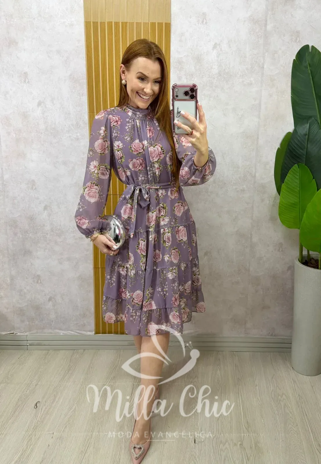 Milla Chic – Vestido Melissa – Lilás Milla Chic - Vestido Melissa - Lilás