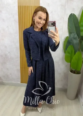 Milla Chic - Vestido Nicole - Azul