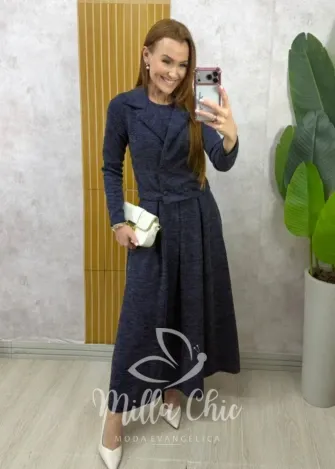 Milla Chic - Vestido Nicole - Azul
