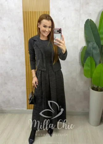 Milla Chic - Vestido Nicole - Preto