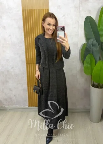 Milla Chic - Vestido Nicole - Preto