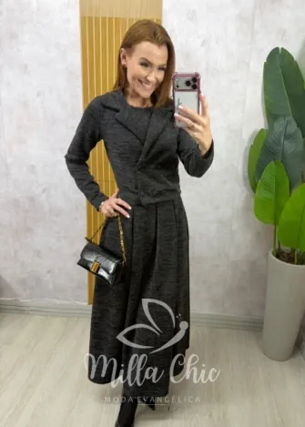 Milla Chic - Vestido Nicole - Preto