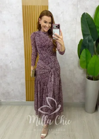 Milla Chic – Vestido Rosana longo em tule Milla Chic - Vestido Rosana longo em tule