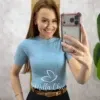 Milla Chic - Blusa Alana em Tricot modal - Bege (cópia)