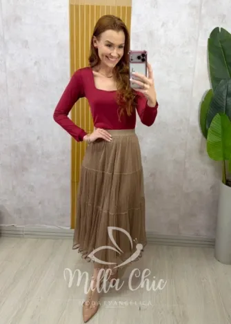 Milla Chic - Blusa Cacharel Vitória - Branca (cópia)