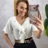 Milla Chic – Blusa Heloísa em linhocel- Pessêgo (cópia) Milla Chic - Blusa Heloísa em linhocel- Pessêgo (cópia)