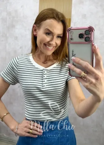 Milla Chic - Blusa Letícia - Branca