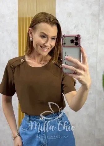 Milla Chic – Blusa Letícia – Branca (cópia) Milla Chic - Blusa Letícia - Branca (cópia)