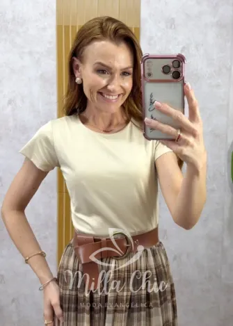 Milla Chic - Blusa Luma em fluity - Bordô (cópia)