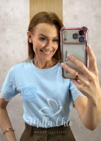 Milla Chic - Blusa Raquel - Azul