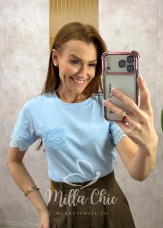 Milla Chic - Blusa Raquel - Azul