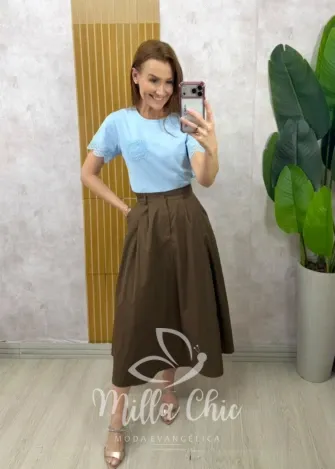 Milla Chic - Blusa Raquel - Azul