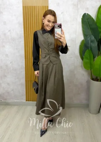 Milla Chic – Conjunto Miranda – Preto Milla Chic - Conjunto Miranda - Preto