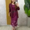 Milla Chic - Conjunto Zara vestido malha com camisa linho - Creme (cópia)