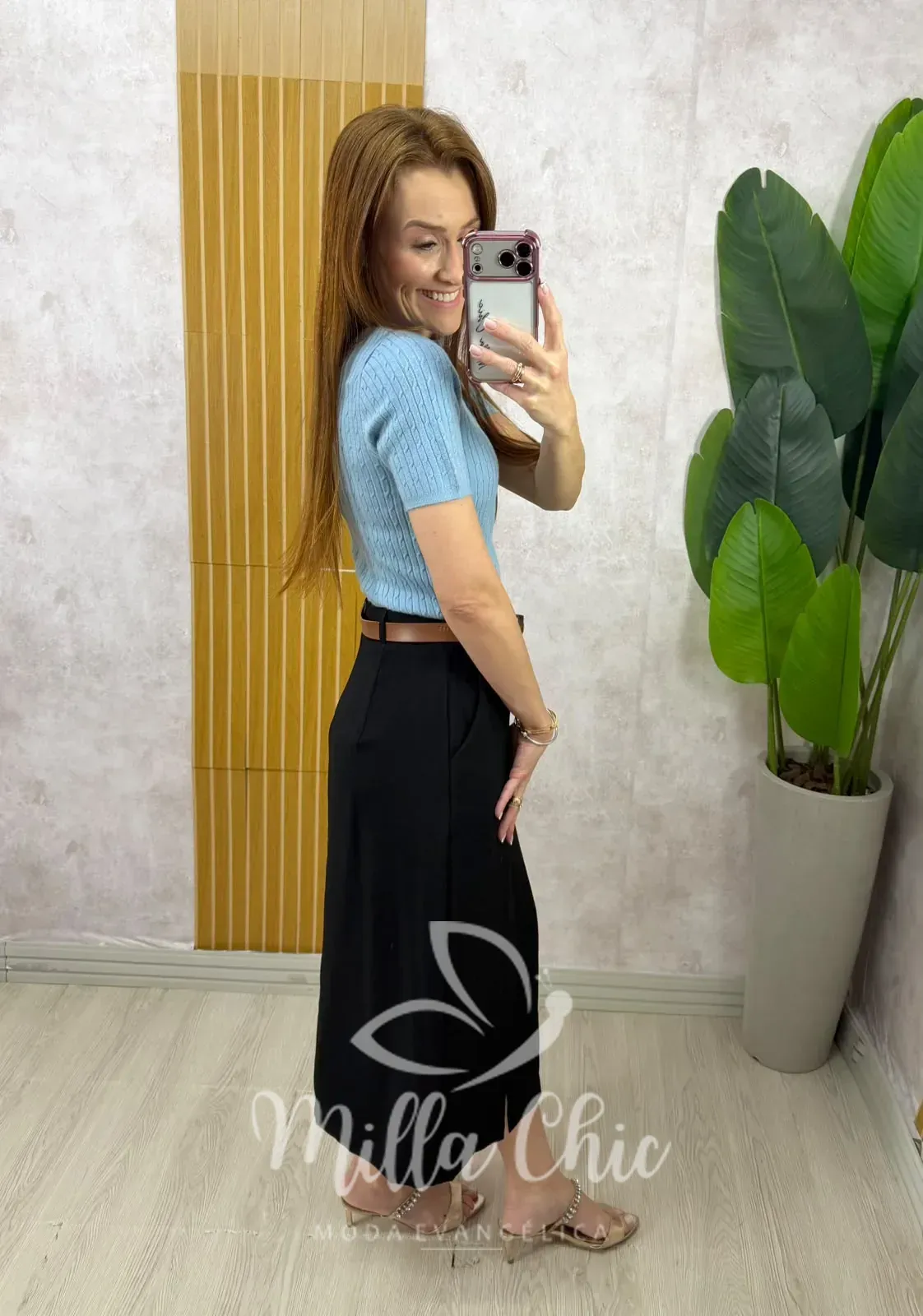 Milla Chic – Saia Andréia – Preta Milla Chic - Saia Andréia - Preta