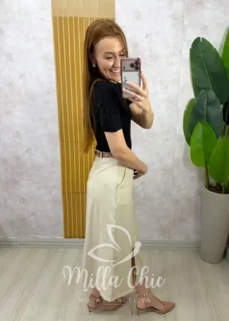Milla Chic - Saia Andréia - Preta (cópia)