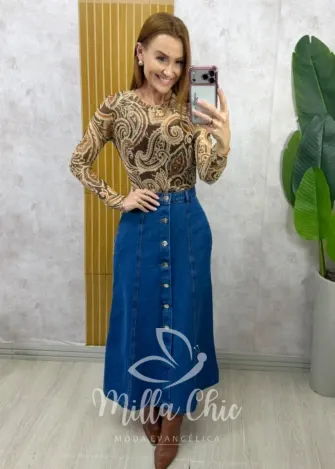 Milla Chic - Saia Jeans Isla (cópia)