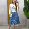 Milla Chic - Saia Jeans Lívia
