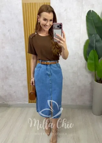 Milla Chic - Saia Jeans Lívia (cópia)