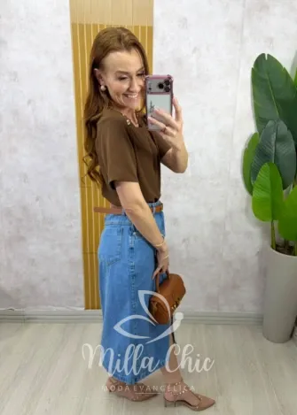 Milla Chic - Saia Jeans Lívia (cópia)