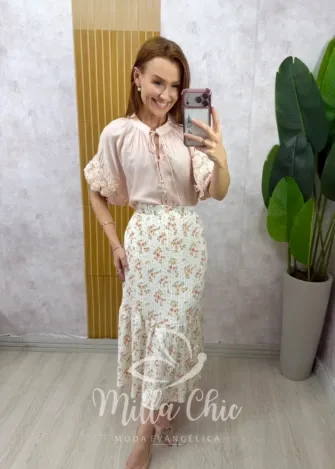Milla Chic - Saia Marcileia - Branca