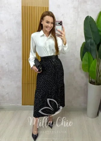 Milla Chic – Saia Marcileia – Poá Milla Chic - Saia Marcileia - Poá