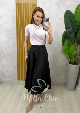 Milla Chic - Saia Marilda - Azul Baby (cópia)
