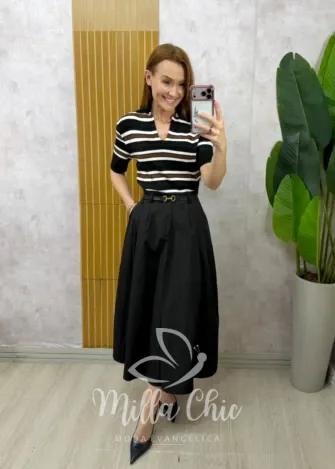 Milla Chic - Saia Marilda - Azul Baby (cópia)