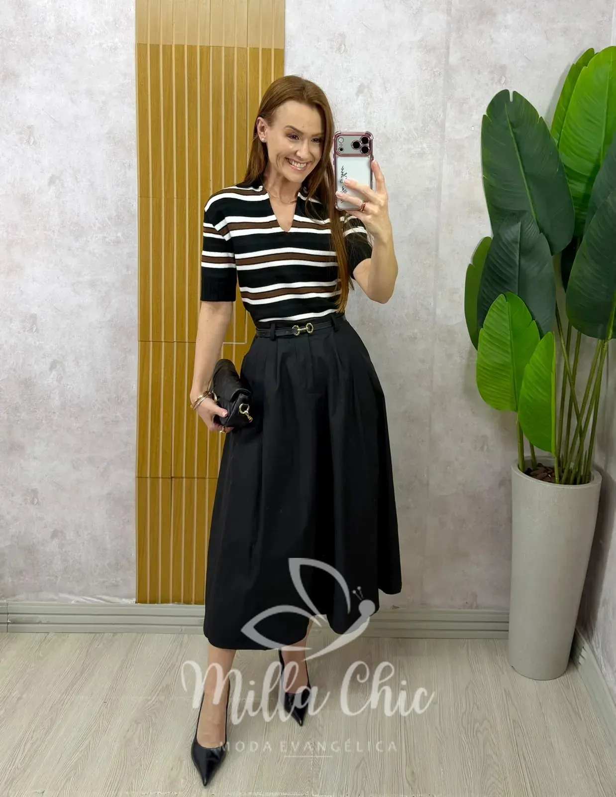 Milla Chic – Saia Marilda – Azul Baby (cópia) Milla Chic - Saia Marilda - Azul Baby (cópia)