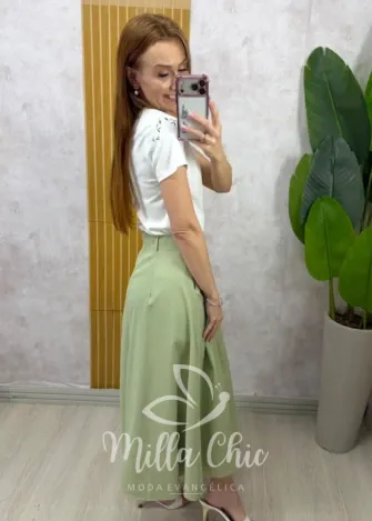 Milla Chic - Saia Marilda - Verde