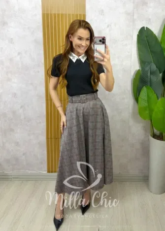 Milla Chic - Saia Raissa Xadrez